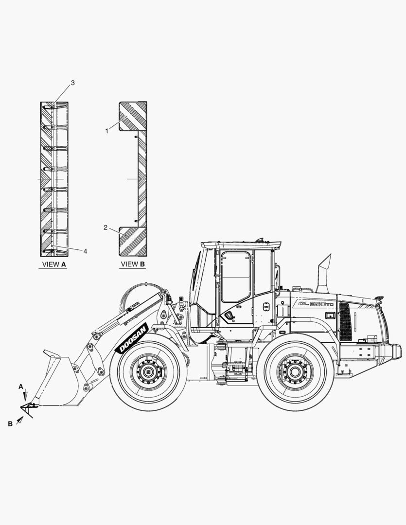 ПРЕДУПРЕЖДАЮЩАЯ ТАБЛИЧКА - ПРОТЕКТОР ЗУБЧАТЫЙ