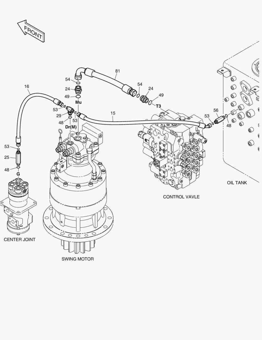 ТУБОПРОВОД МАСЛЯНОГО РАДИАТОРА(3)