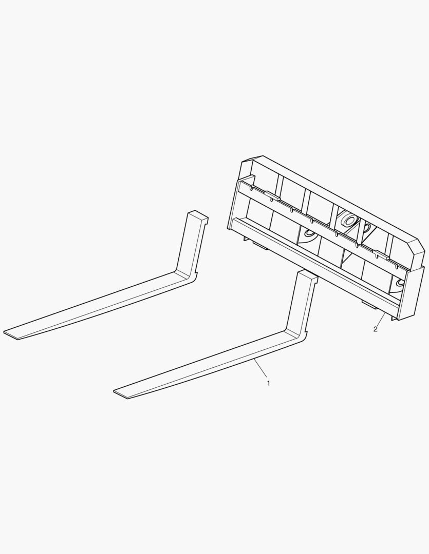 Спецтехника 6030 PALLET FORK-QC - главное фото