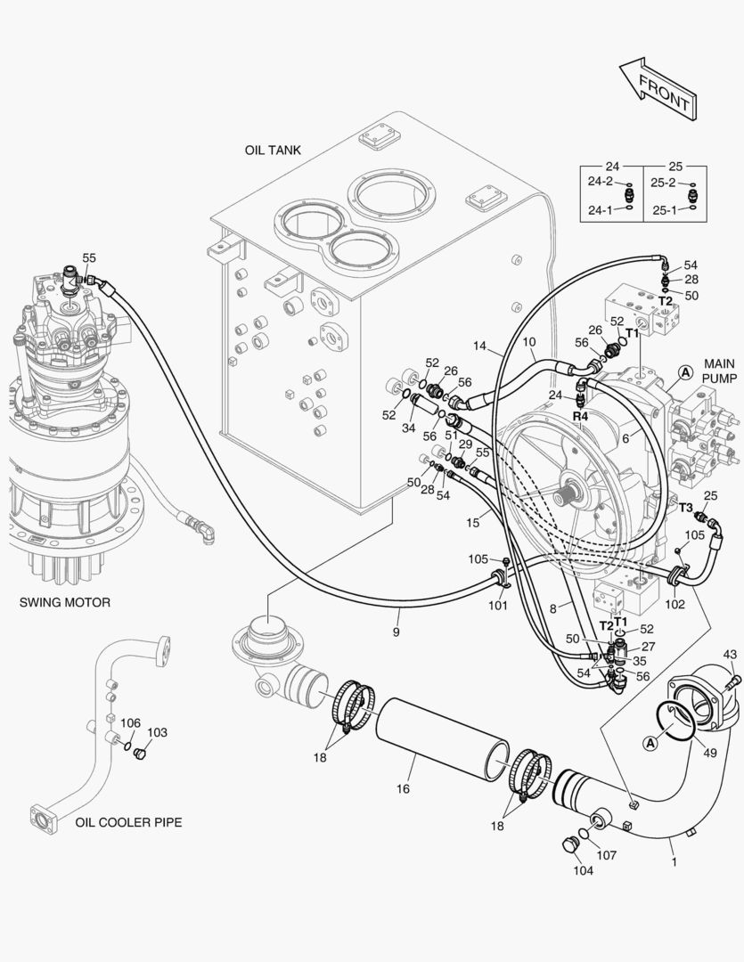 ТУБОПРОВОД МАСЛЯНОГО РАДИАТОРА(1)