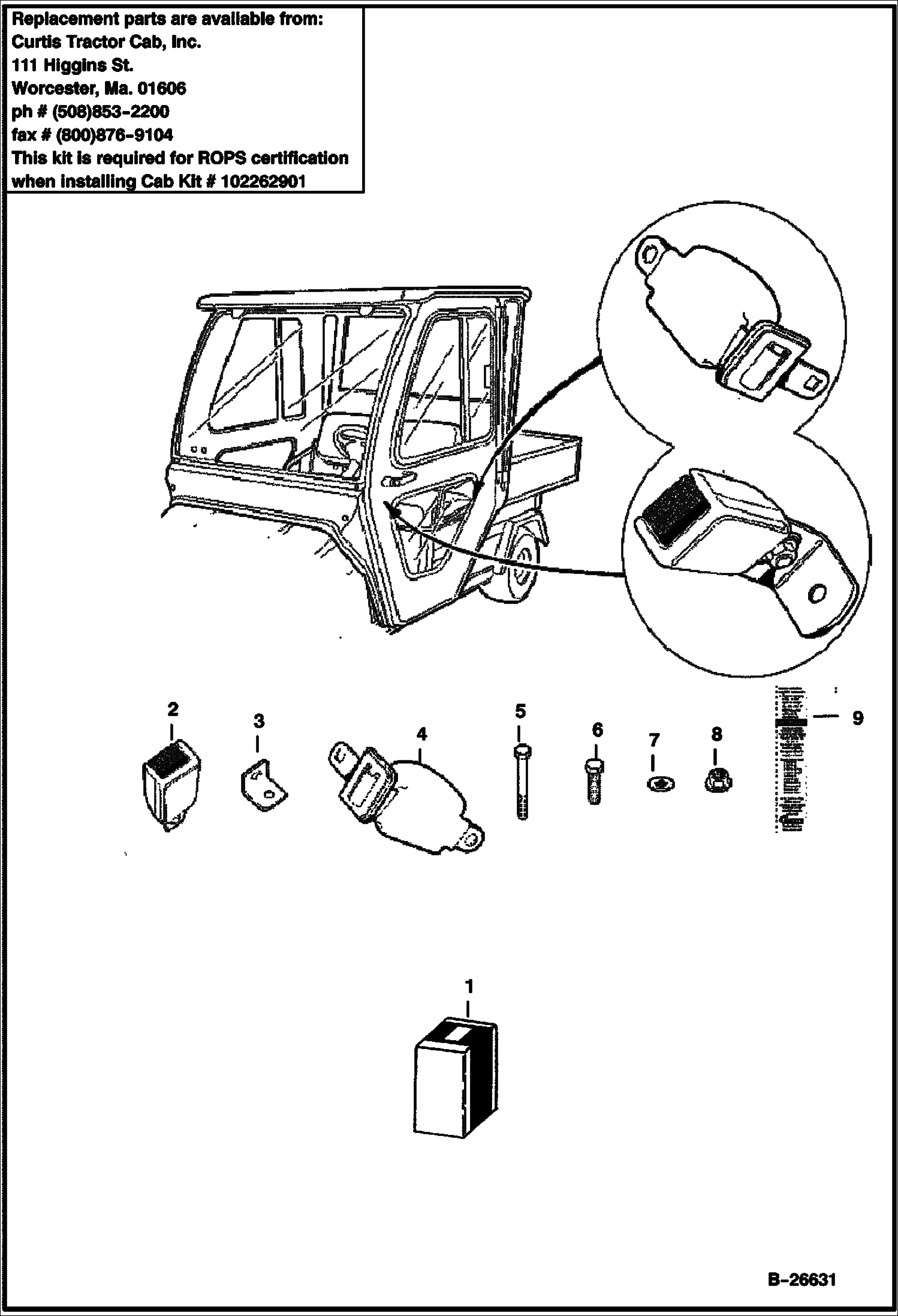 КОМПЛЕКТ РЕМНЕЙ БЕЗОПАСНОСТИ