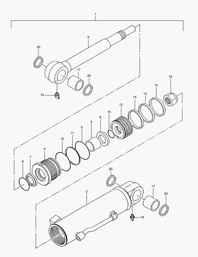 2220 DOZER CYLINDER [1~368]