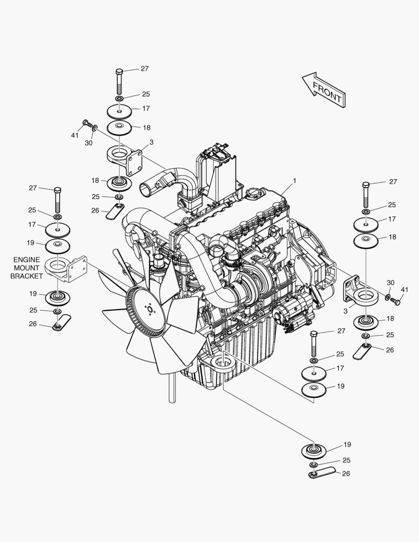 МОНТАЖ ДВИГАТЕЛЯ