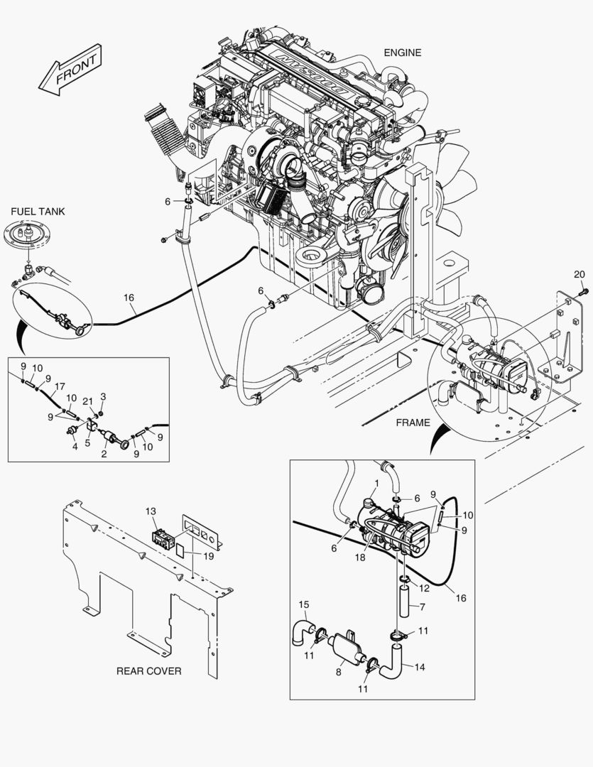 Схема 6120 DIESEL HEATER