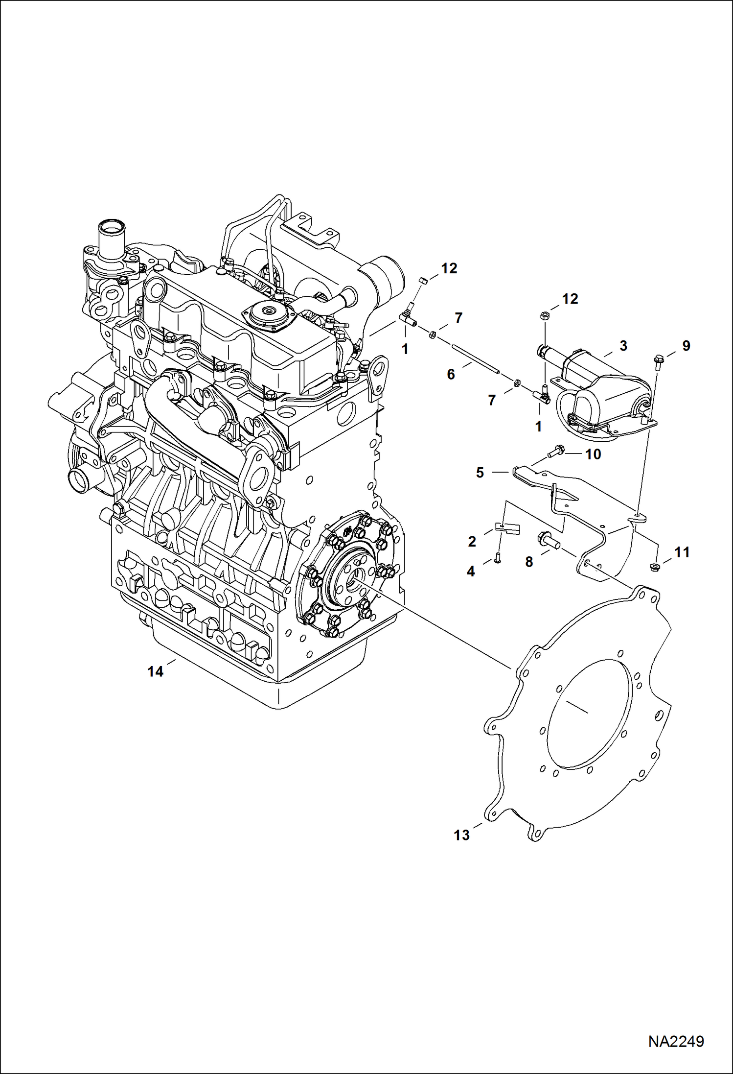 Схема МЕХАНИЗМ УПРАВЛЕНИЯ ДРОССЕЛЬНОЙ ЗАСЛОНКОЙ (СЕРИЙНЫЙ НОМЕР AR1K11001 И ВЫШЕ)