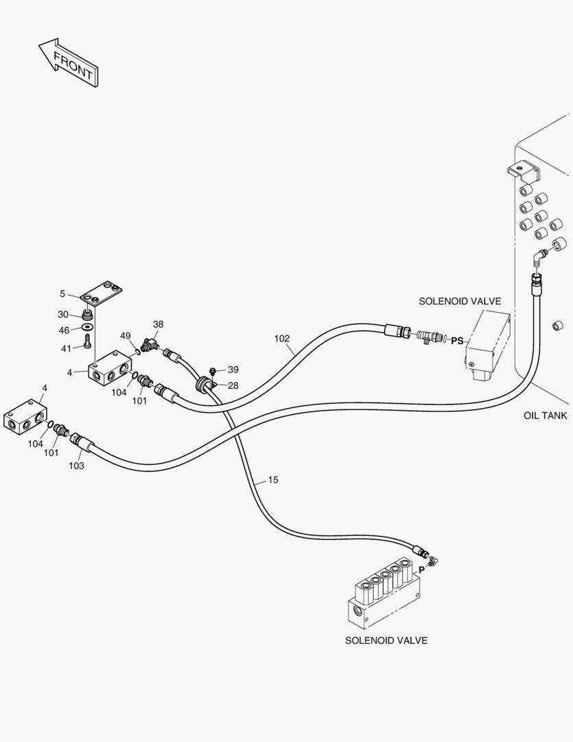 1450 PILOT PIPING(12) - BLOCK