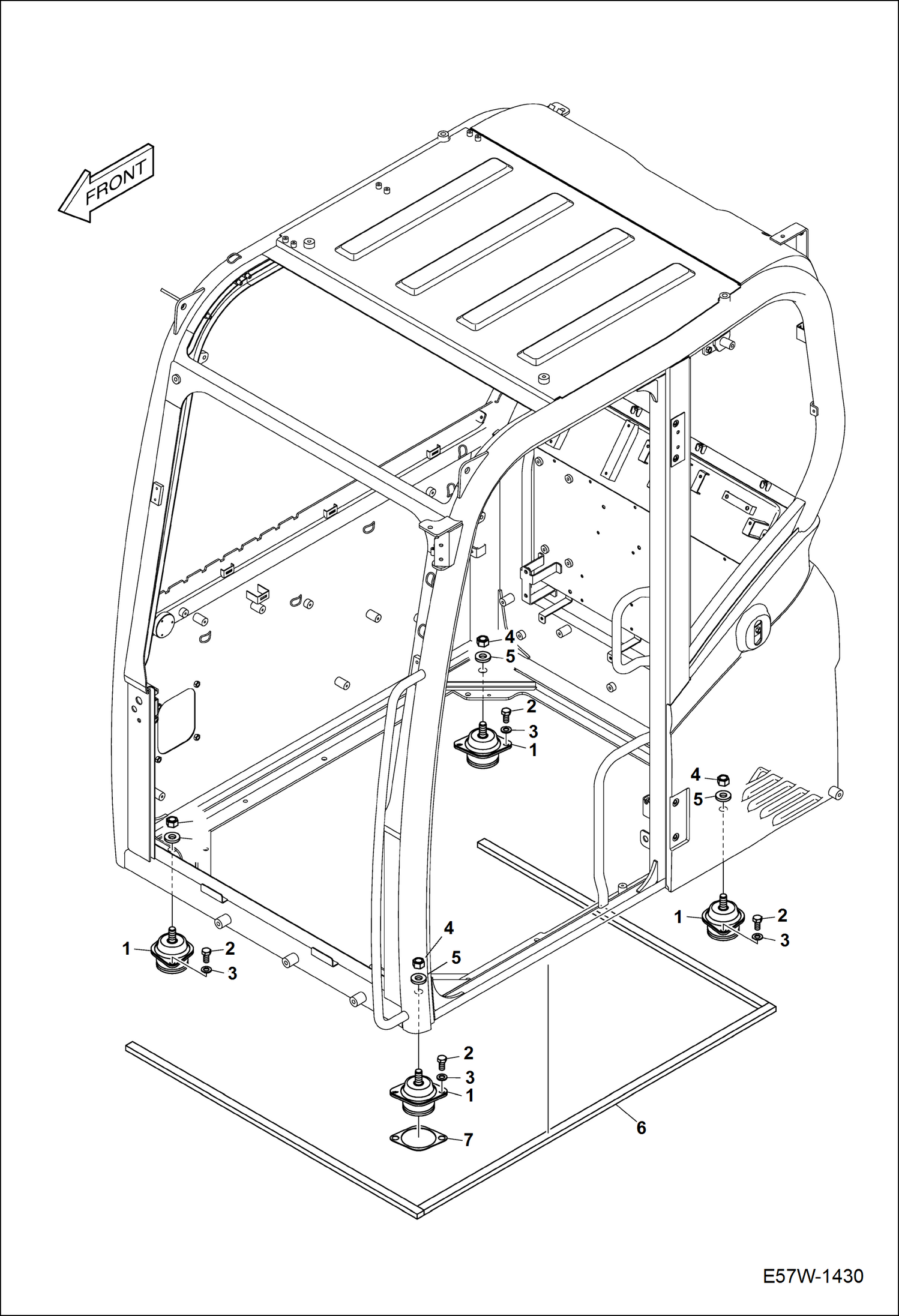 КАБИНА ВОДИТЕЛЯ (КРОНШТЕЙН)