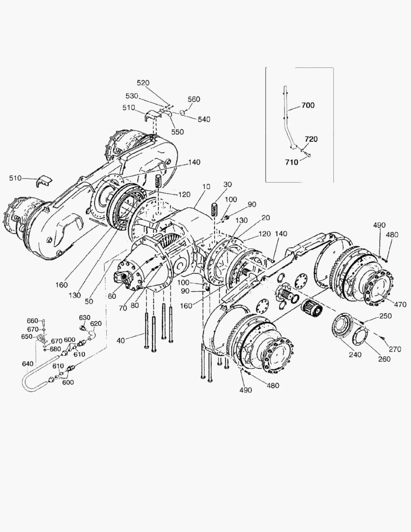 G090-4 REAR AXLE AS [810001~810108]