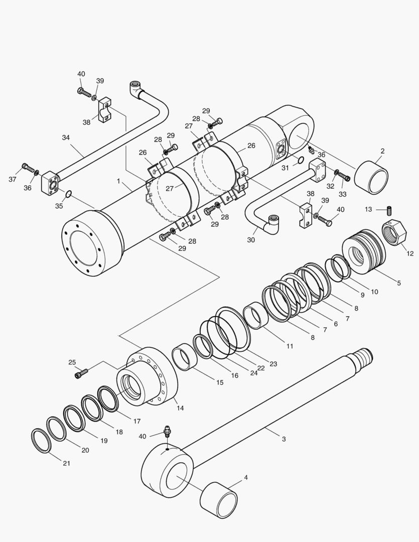 4285 BUCKET CYLINDER [26469~]