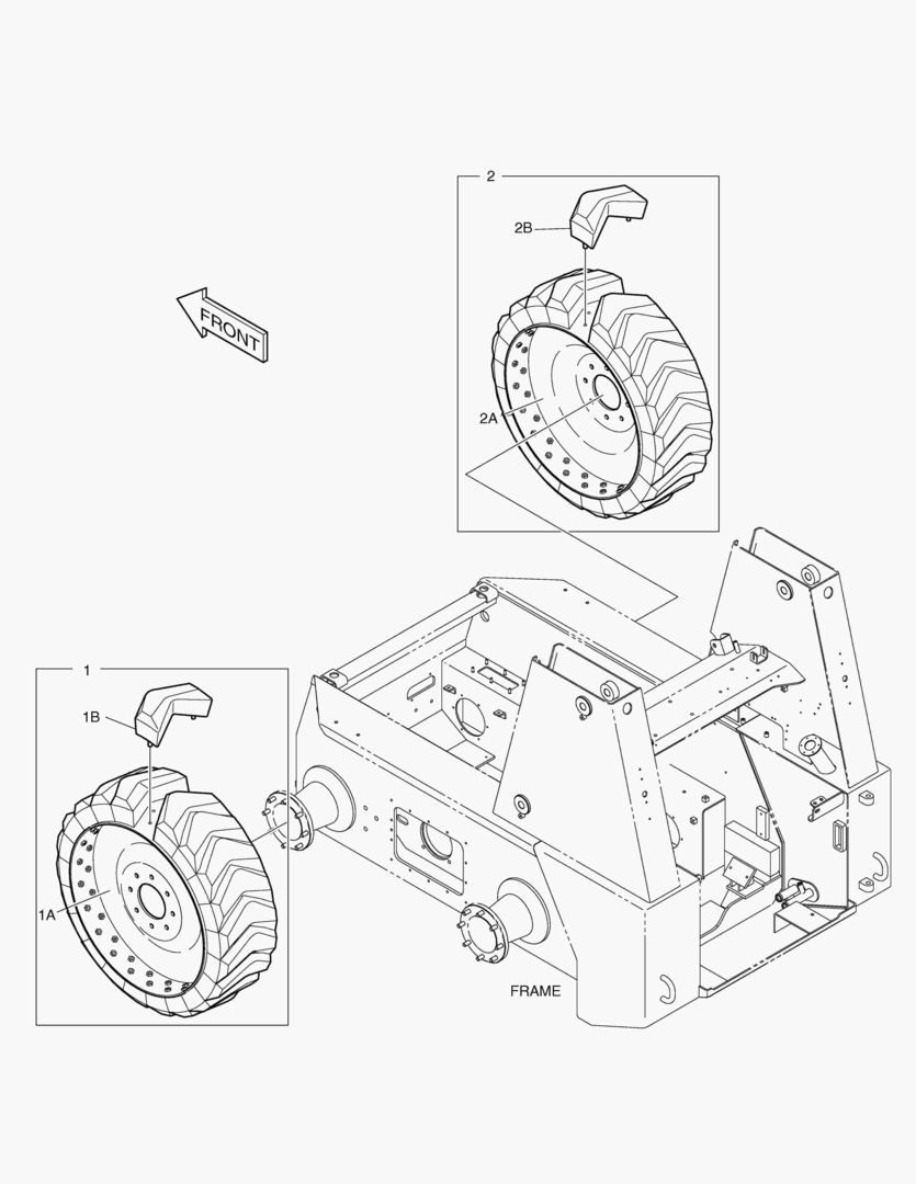 Спецтехника 6110 WHEEL ASS`Y-12Г—16.5 от Globus Machinery