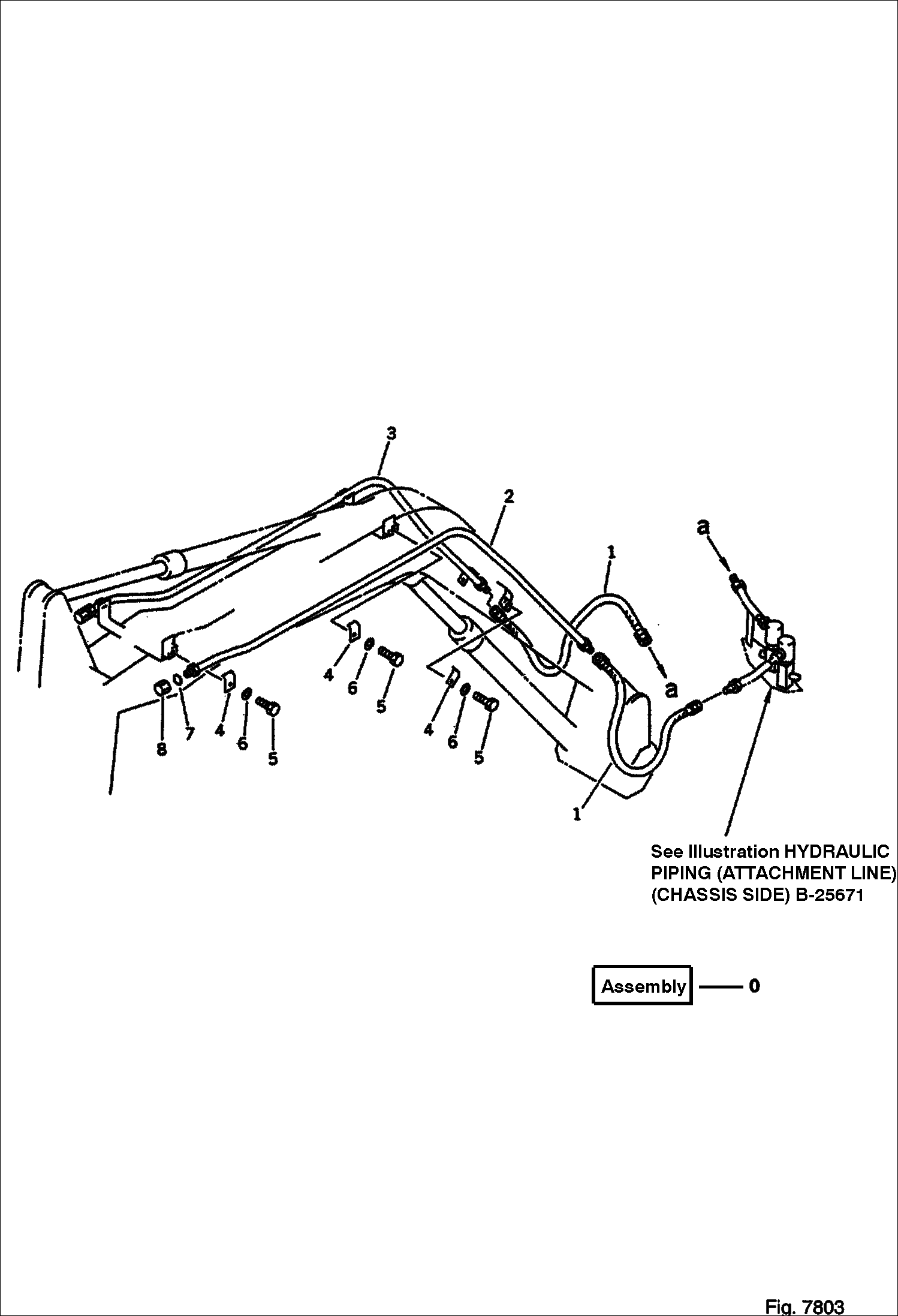 ТРУБОПРОВОД ГИДРАВЛИЧЕСКОЙ СИСТЕМЫ (ЛИНИЯ НАВЕСНОГО ОБОРУДОВАНИЯ)