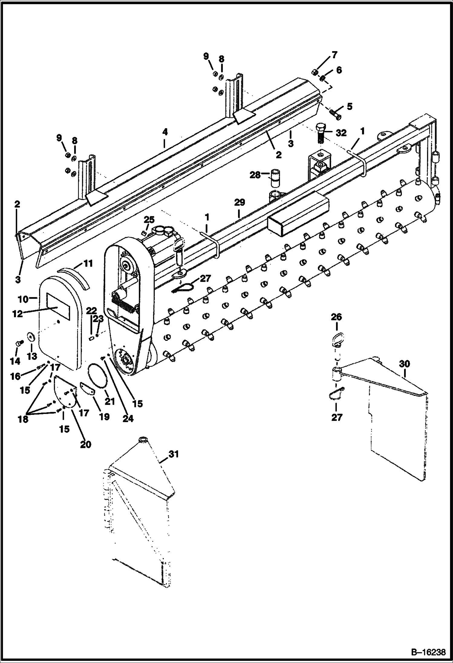 ПИТАНИЕ СИСТЕМЫ НАКЛОНА (РАМА ШАССИ И КРЕПЕЖНЫЕ ДЕТАЛИ) (72-- 925100720 И ВЫШЕ)