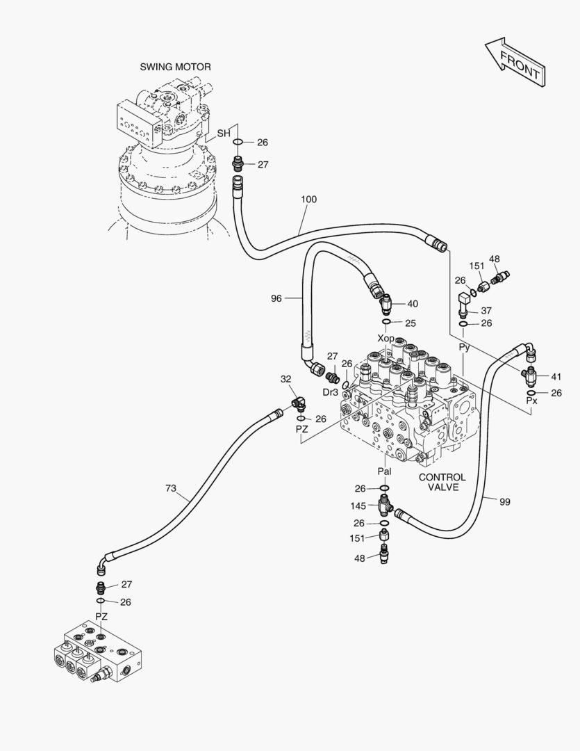 ТРУБОПРОВОД СЕРВОУПРАВЛЕНИЯ(4)