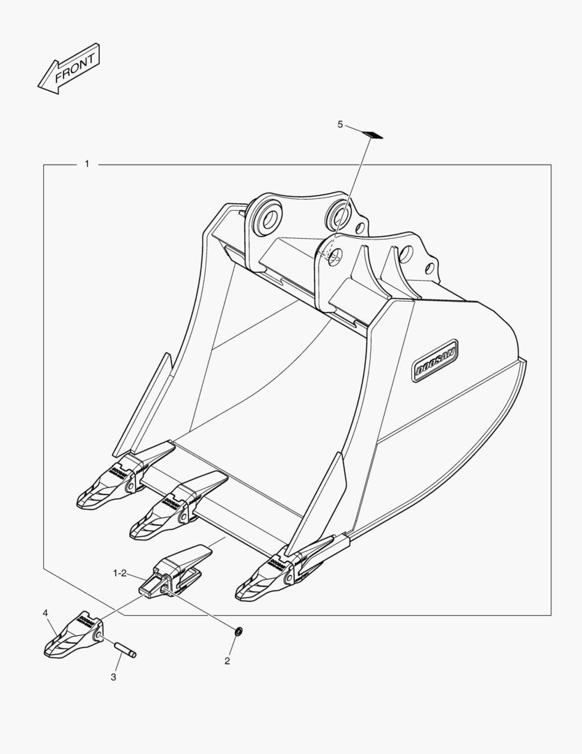 7280 BUCKET ASSВґY - 0.91mВі - S CLASS