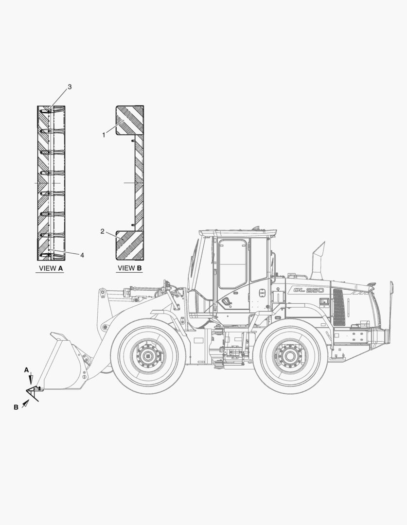 Схема ПРЕДУПРЕЖДАЮЩАЯ ТАБЛИЧКА - ПРОТЕКТОР ЗУБЧАТЫЙ