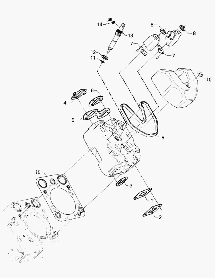 G010-49 GASKET KIT; CYLINDER HEAD