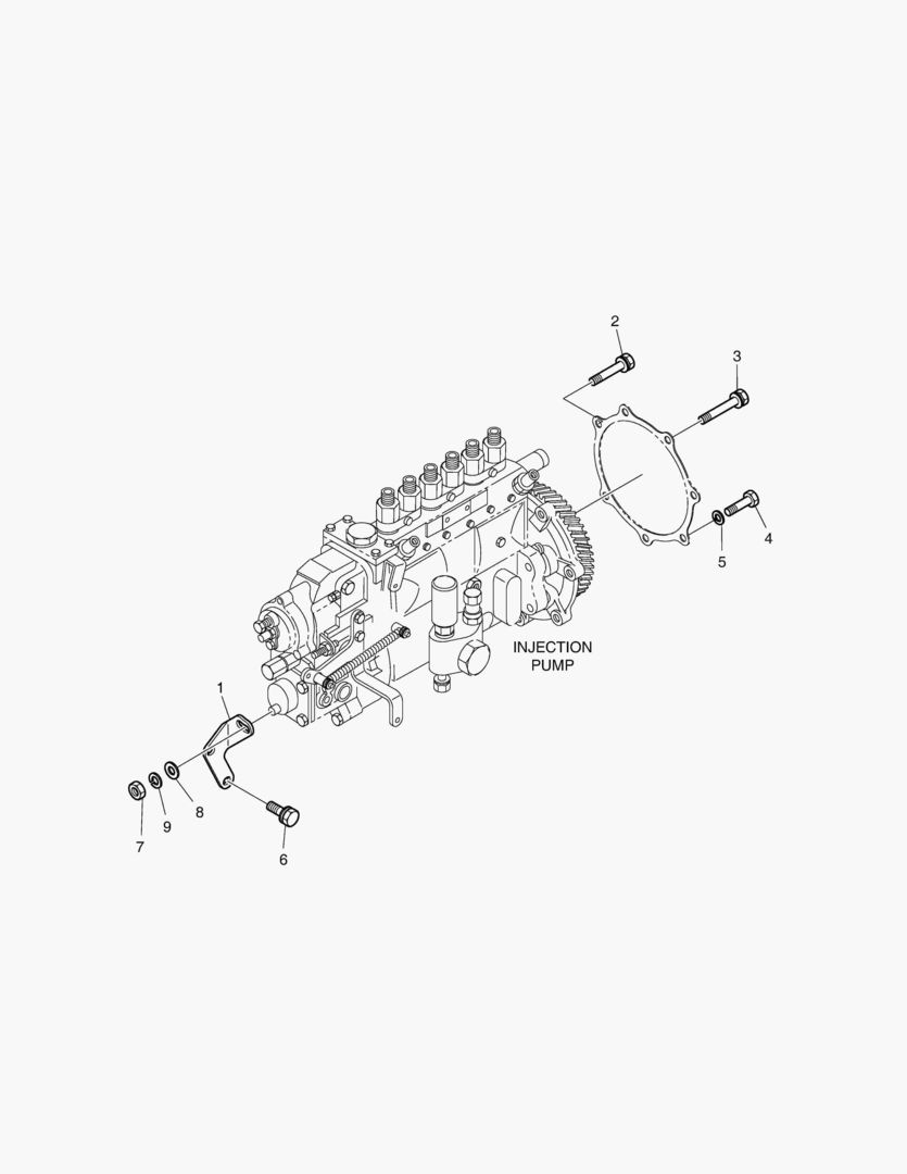 044 INJECTION PUMP MOUNTING