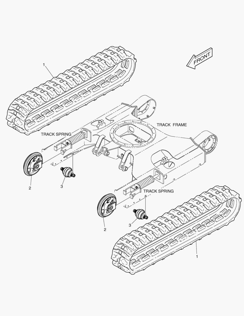 РЕЗИНОВАЯ ГУСЕНИЦА - 300 мм