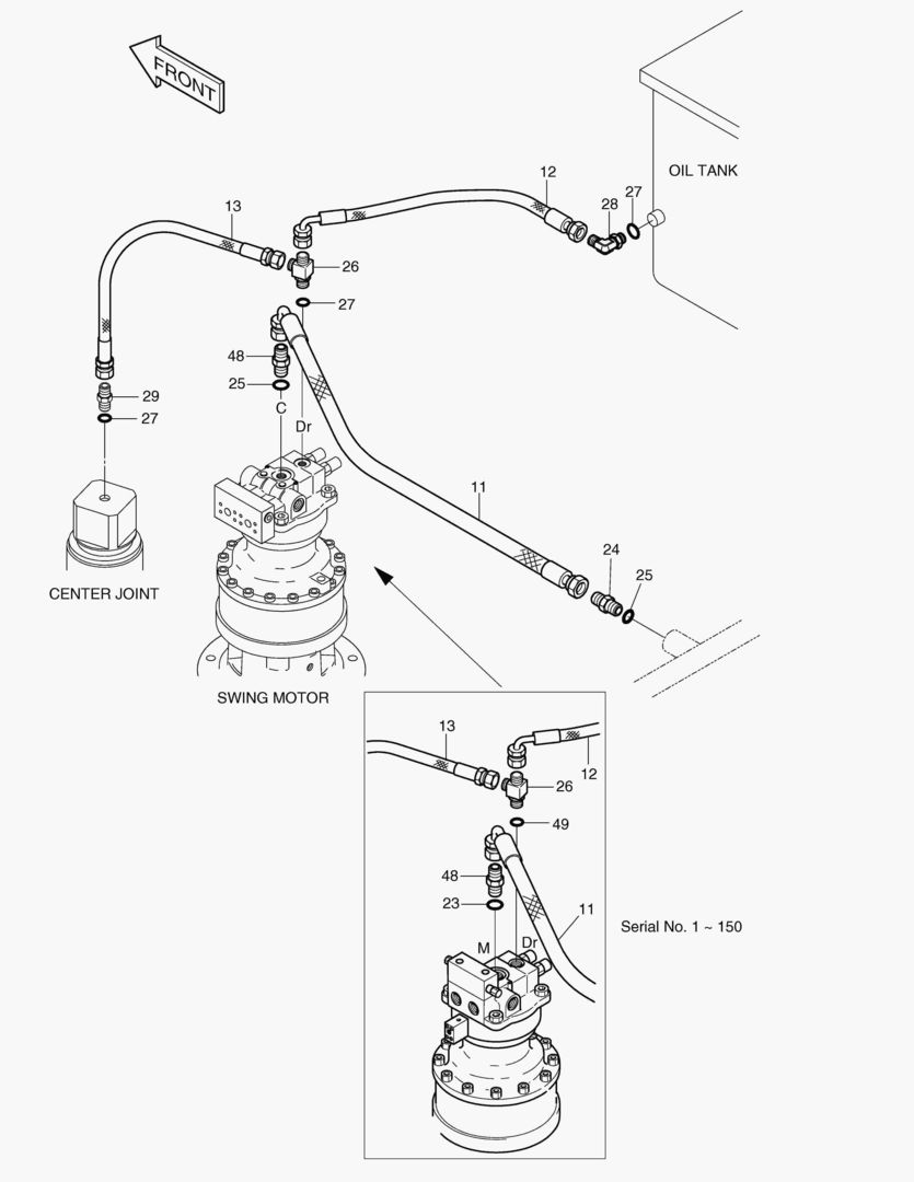 ТУБОПРОВОД МАСЛЯНОГО РАДИАТОРА(3)