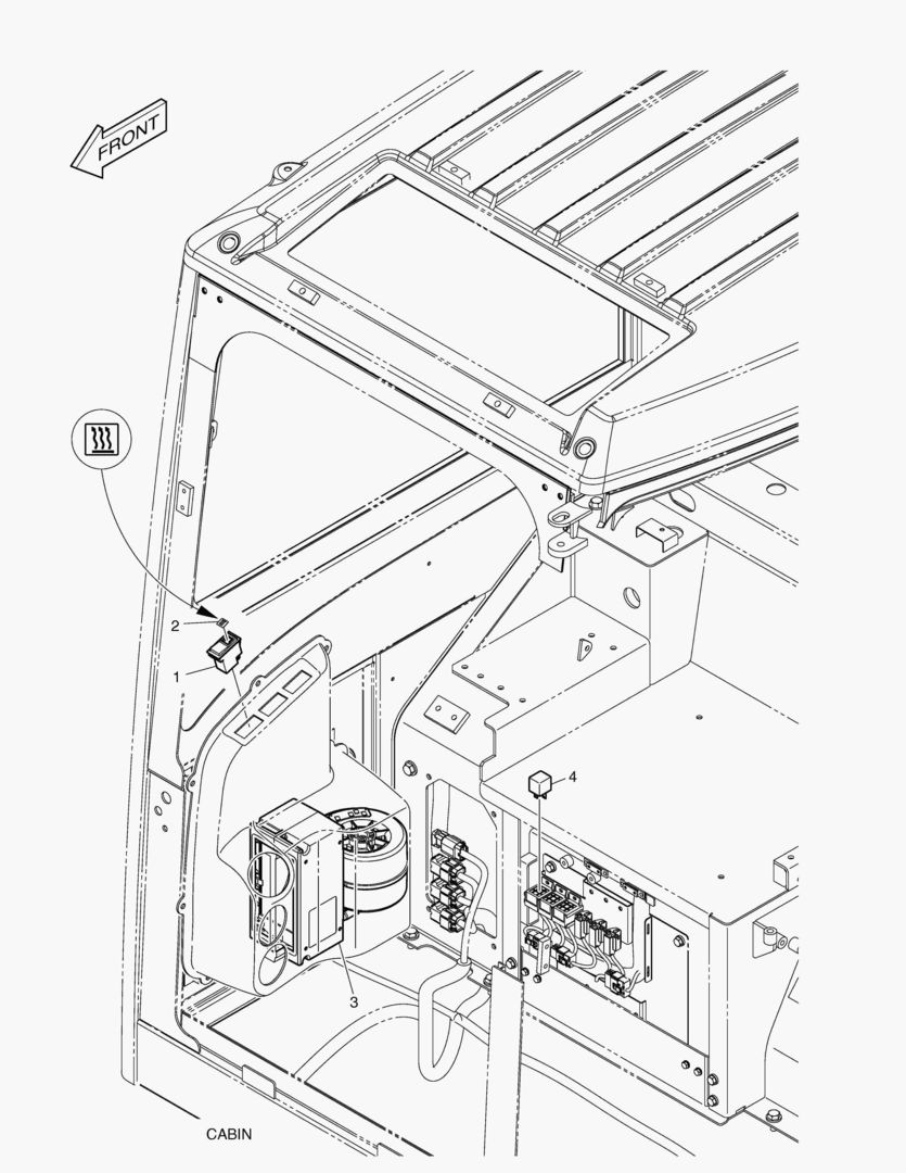 ОБОГРЕВАТЕЛЬ - КАБИНА