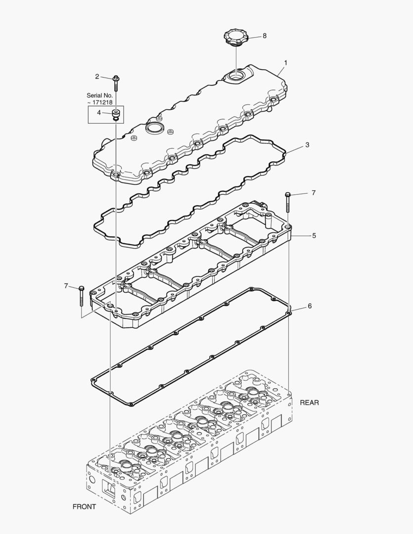 КРЫШКА ГОЛОВКИ ЦИЛИНДРА