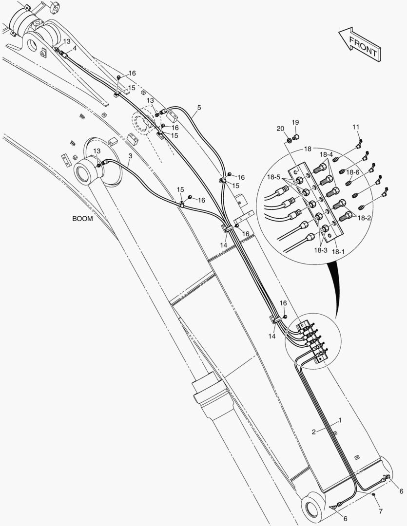 ТРУБОПРОВОД СМАЗОЧНОЙ СИСТЕМЫ - СТРЕЛА