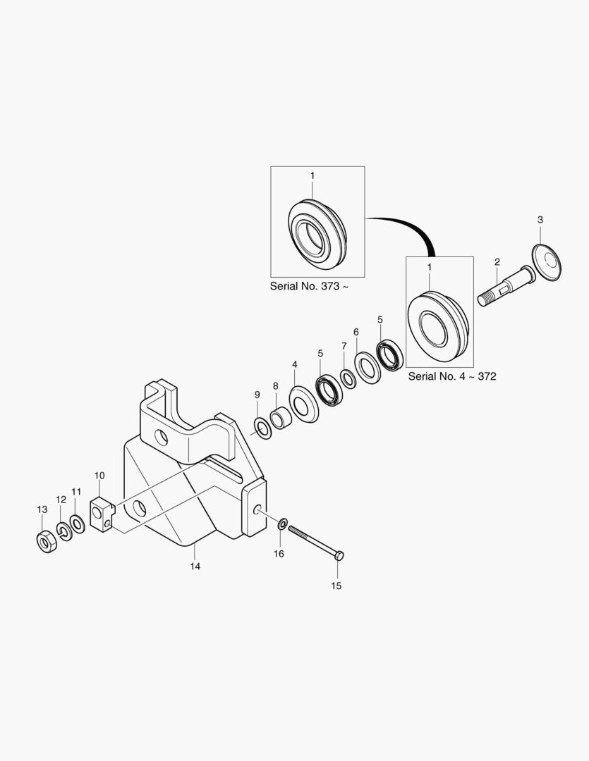 1115 IDLE PULLEY ASS`Y [4~]