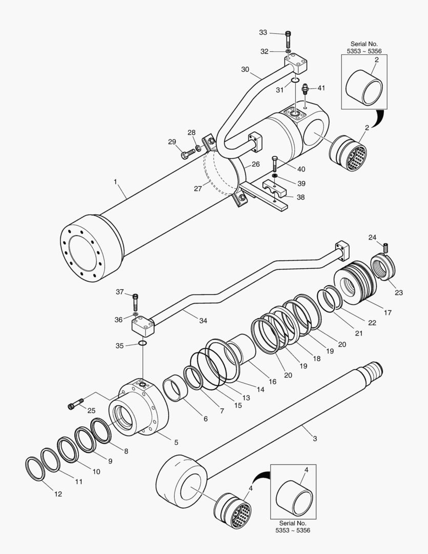 Спецтехника 4231 BOOM CYLINDER - L.H. [5353~] - главное фото