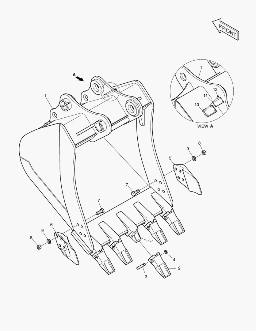 3130 BUCKET - 0.93mВі