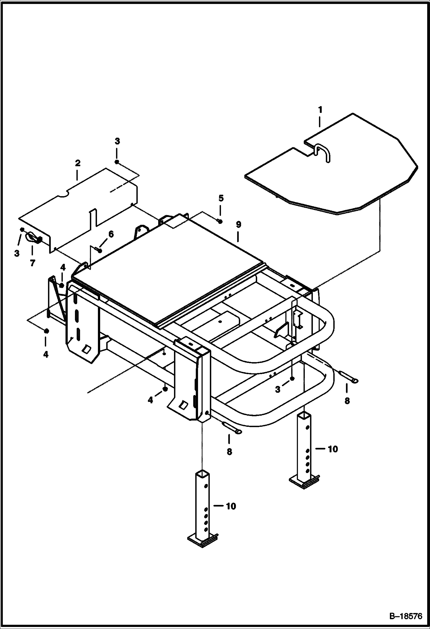 РАМА ШАССИ БЕТОНОНАСОС - СЕРИЙНЫЙ НОМЕР PREFIX 2331