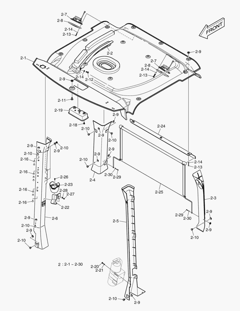 КАБИНА(3) - ВНУТРЕННИЕ ЛИСТЫ