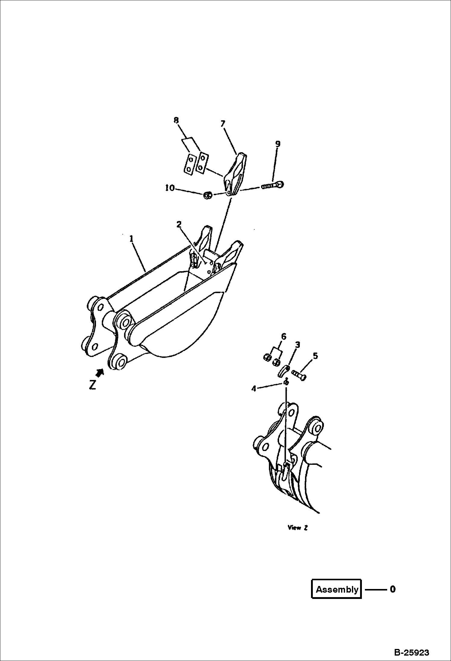 КОВШ (0.05 КУБИЧЕСКИХ МЕТРОВ) (МИНИ 0.09 КУБИЧЕСКИХ МЕТРОВ)(116) (300 ММ ШИРОКИЕ, С КРЮКОМ (КРОМЕ ЯПОНИИ)