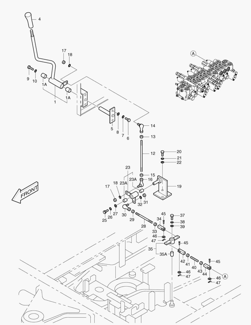 1161 CONTROL LEVER-DOZER [321~]