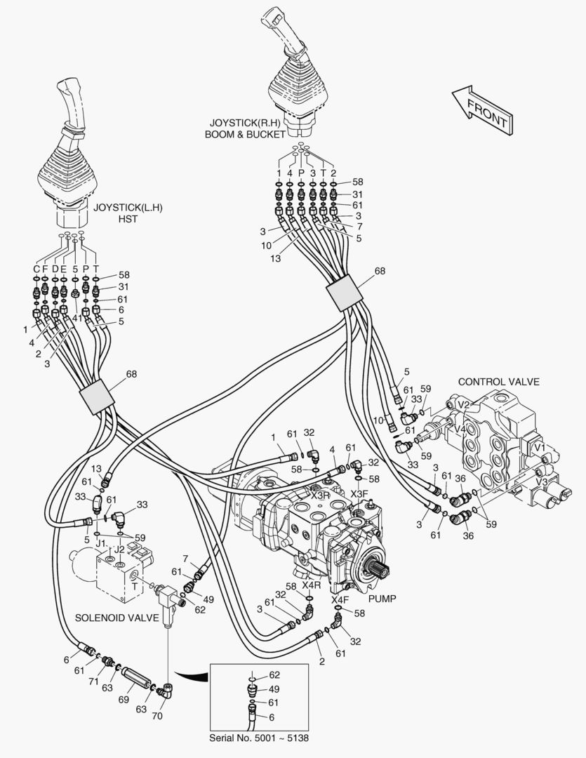 Спецтехника ТРУБОПРОВОД СЕРВОУПРАВЛЕНИЯ(2)-ДЖОЙСТИК от Globus Machinery