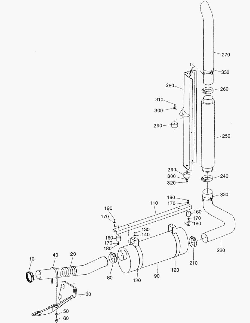 G050-4 EXHAUST SYSTEM