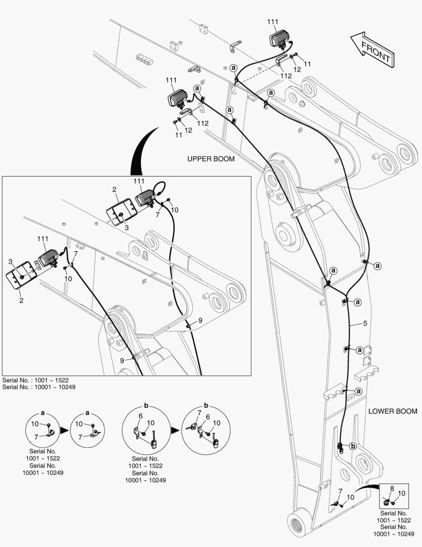 7610 ELECTRIC PARTS - WORKING LAMP(LED) - ARTI