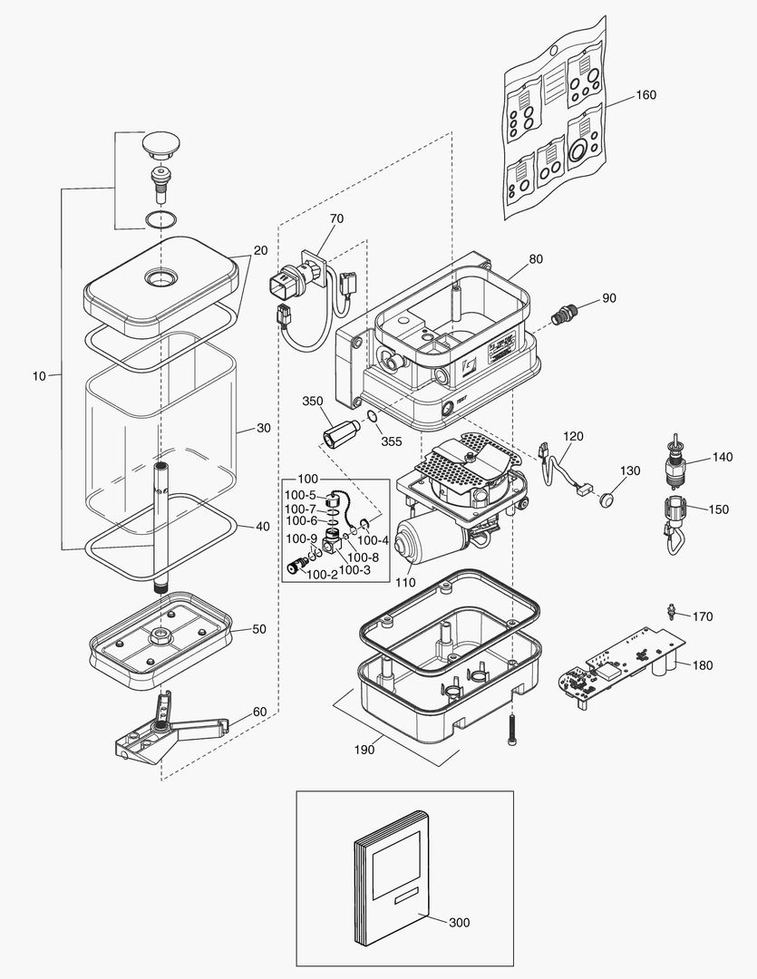 G490-120 CENTRAL LUBRICATION, PUMP EXPL.