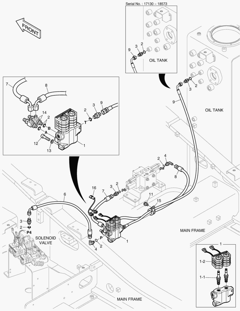 ТРУБОПРОВОД СЕРВОУПРАВЛЕНИЯ(1) - ВРАЩАЮЩИЙСЯ