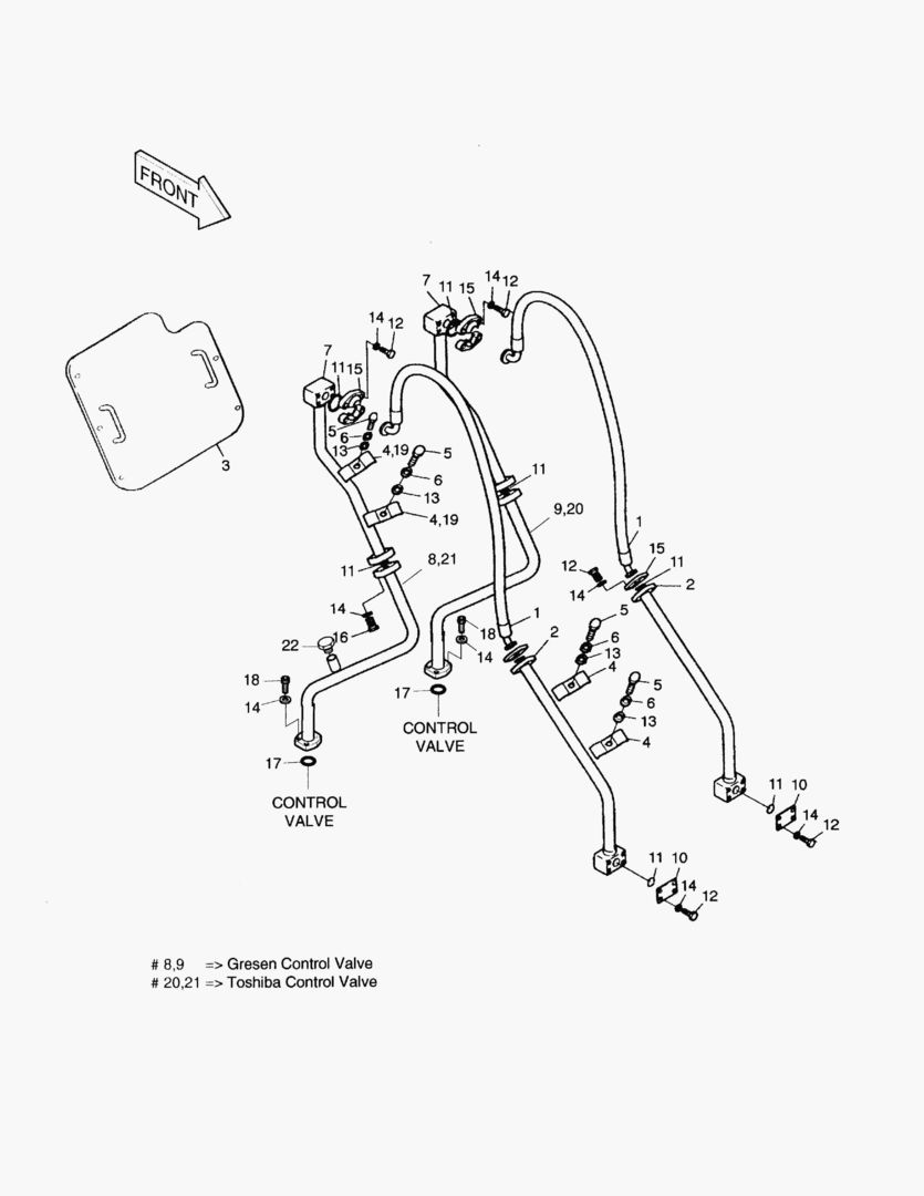 2220 LOG FORK PIPING [1151~]