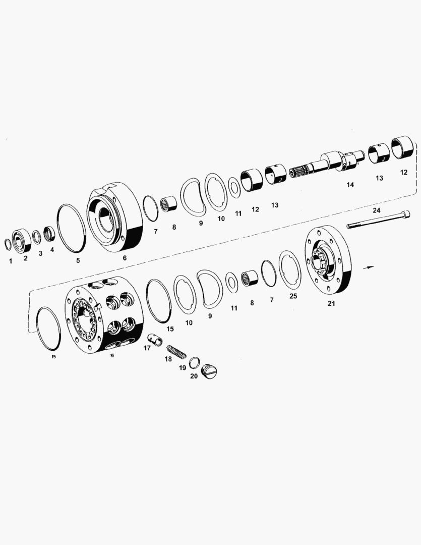 АВАРИЙНЫЙ НАСОС РУЛЕВОГО УПРАВЛЕНИЯ