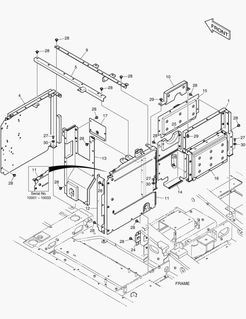 1640 SUPPORT & BAFFLE(2)