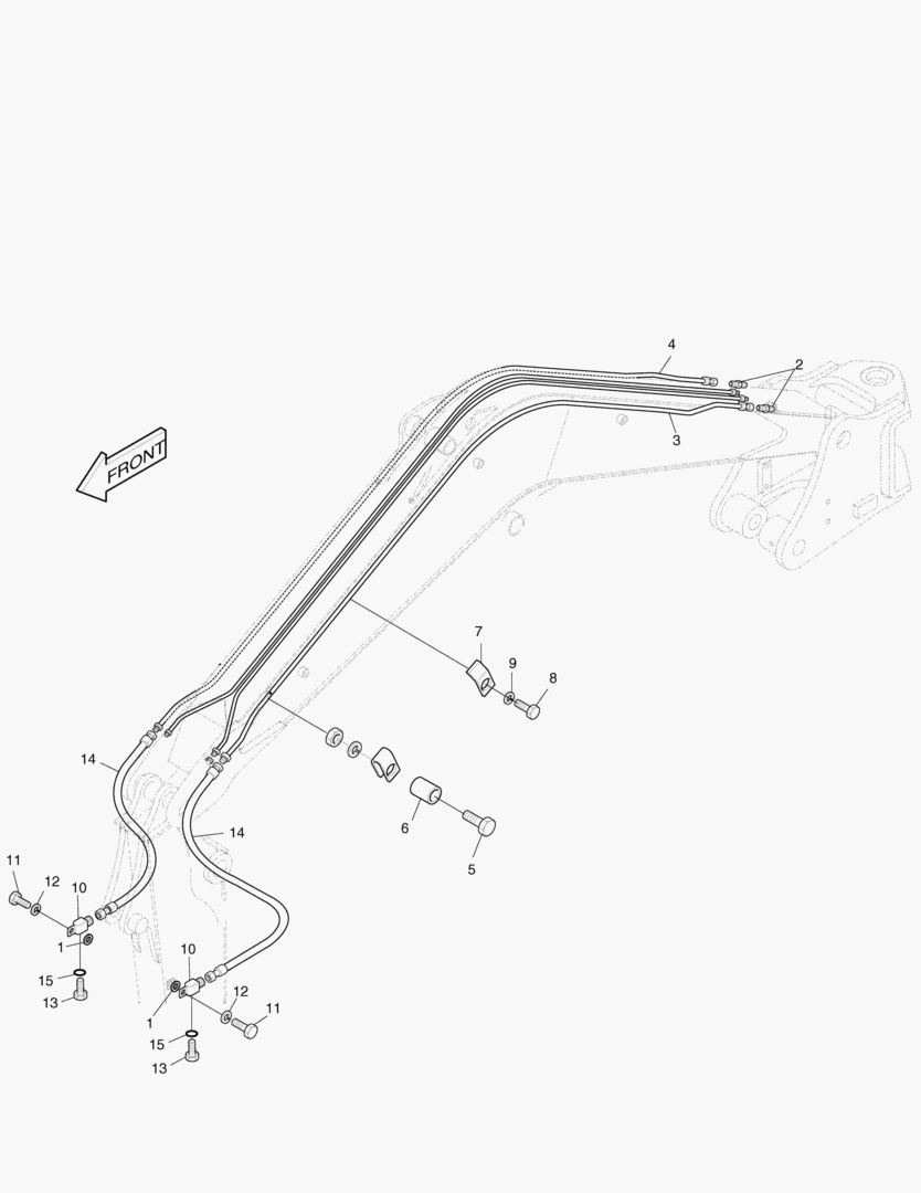 6200 FRONT PIPING-ONE & TWO WAY [1308~]