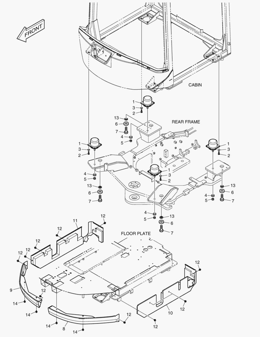 УСТАНОВКА КАБИНЫ