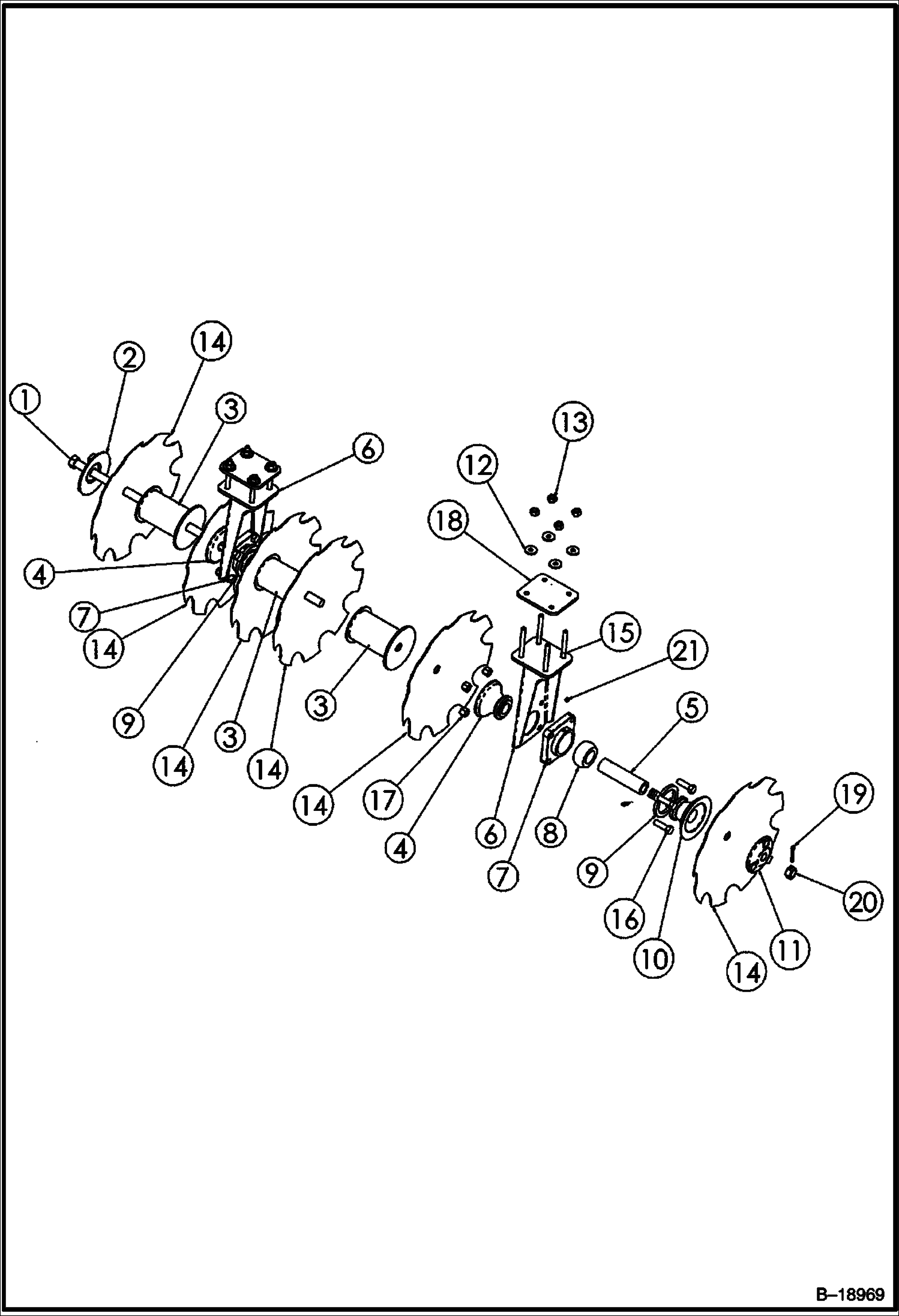 ДИСК (ЗАДНЯЯ СЕКЦИЯ) (HD80 7184)