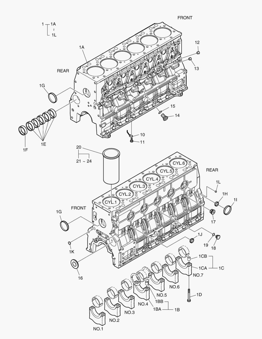 БЛОК ЦИЛИНДРОВ