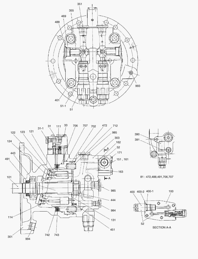 Спецтехника 4131 SWING MOTOR(1-2) [1~150]