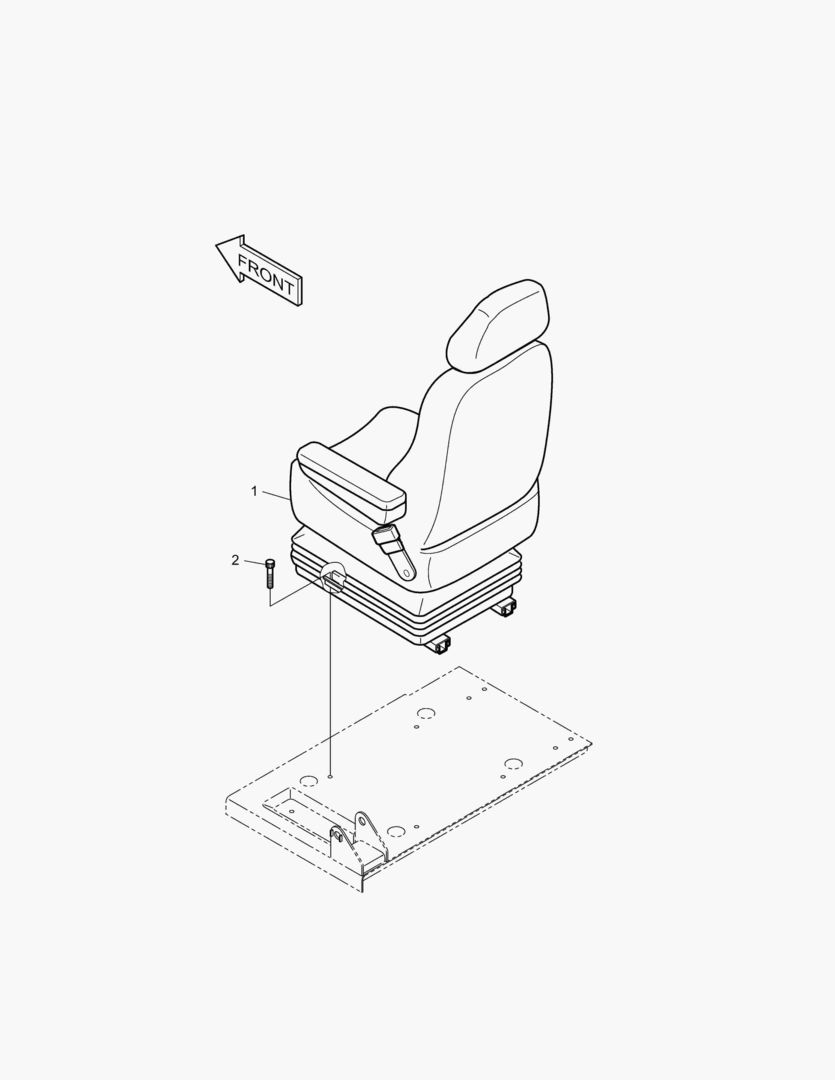 Схема УСТАНОВКА СИДЕНЬЯ