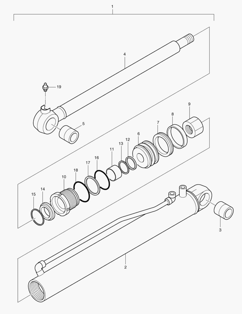 ЦИЛИНДР ПОВОРОТА СТРЕЛЫ
