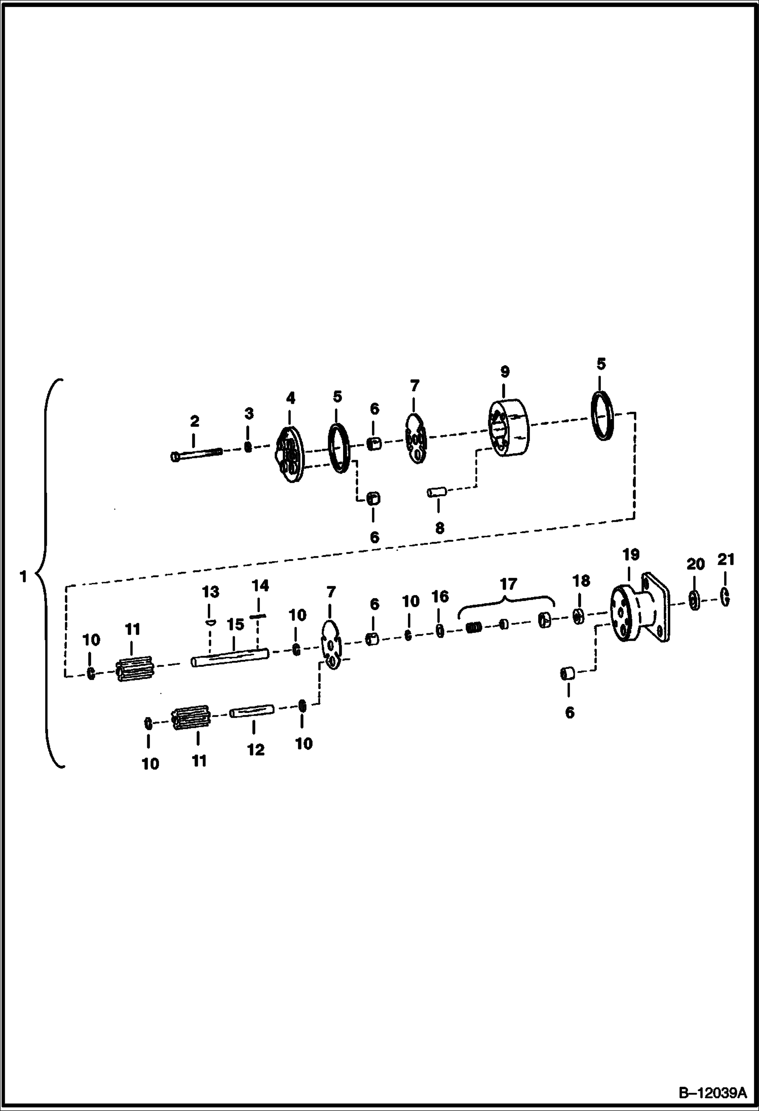 КОМПАКТОР ТРАНШЕИ (ГИДРАВЛИЧЕСКИЙ ДВИГАТЕЛЬ) (223300139 И ВЫШЕ)