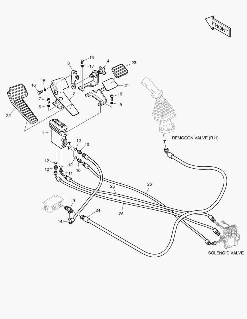 ТРУБОПРОВОД СЕРВОУПРАВЛЕНИЯ - 2 ПУТИ(2)